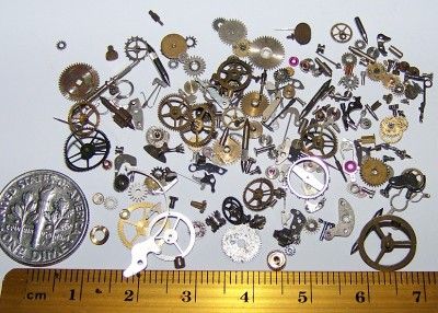   Watch 5g Parts Pieces Designer Lot Steam Punk Movements Wheel  