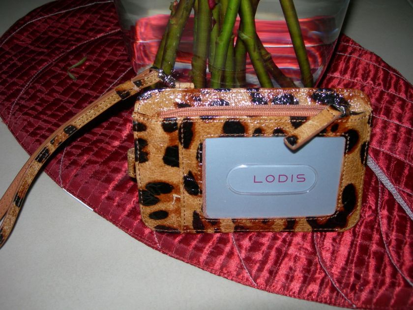 LODIS SIREN SMARTPHONE CASE #212IE CML51 LEATHER LEOPARD NWT  