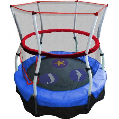 Skywalker 60 Round Seaside Adventure Kids Bouncer Trampoline 