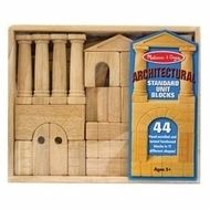 Melissa and Doug 4201 Architectural Unit Blocks 44 Blo 000772042017 