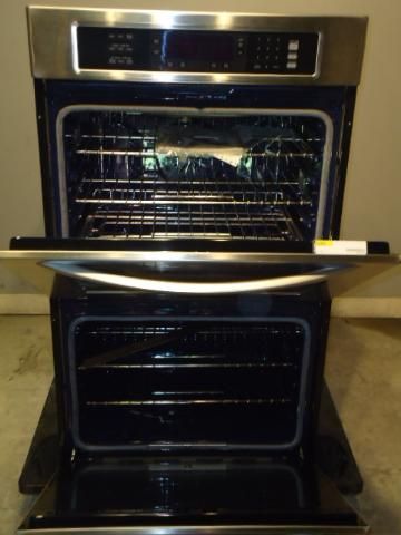 KITCHENAID 30 DOUBLE ELECTRIC WALL OVEN STAINLESS KEBS207SSS  