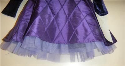 GIRLS 24 M DRESS PAGEANT HOLIDAY BOUTIQUE CHRISTMAS purple velour NEW 