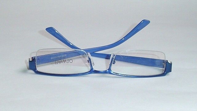 SEMI RIMLESS ORWELL EYEGLASS FRAME SPECTACLES MONTATURA OCCHIALI 