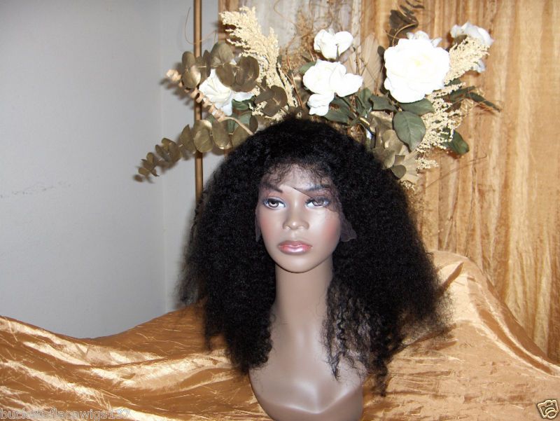 100% Indian Remy Full Lace Natural Curl 16  