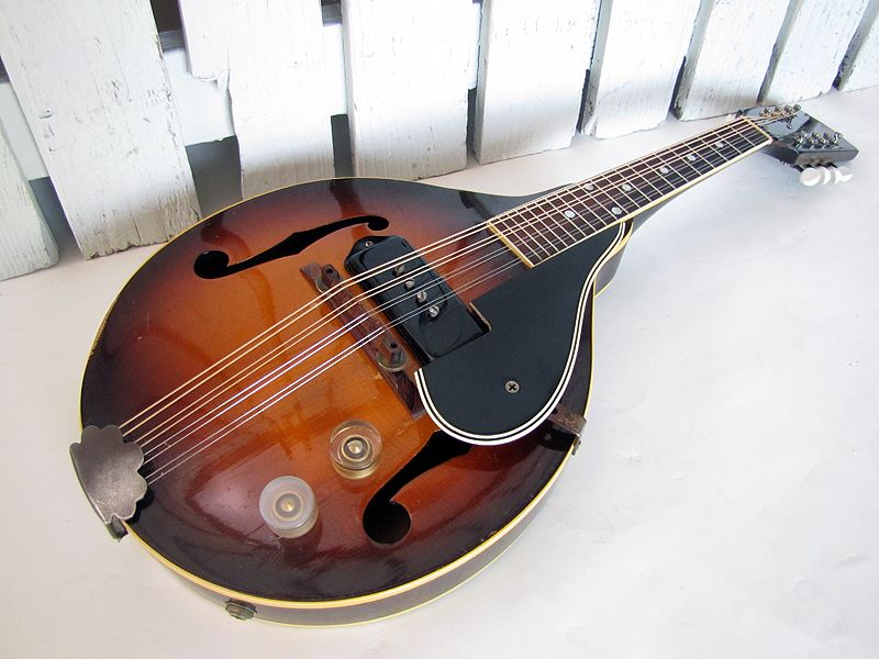 VINTAGE 1950 GIBSON EM 150 EM 150 EM150 SUNBURST ELECTRIC MANDOLIN 