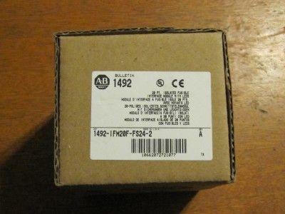 Allen Bradley 1492 IFM20F FS24 2 Terminal Block NIB  