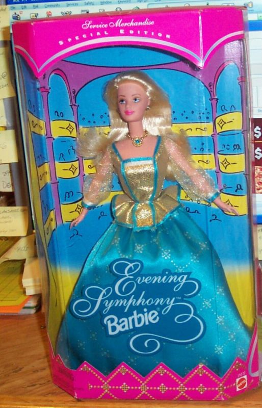 1997 EVENING SYMPHONY SERVICE MERCHANDISE BARBIE DOLL on PopScreen