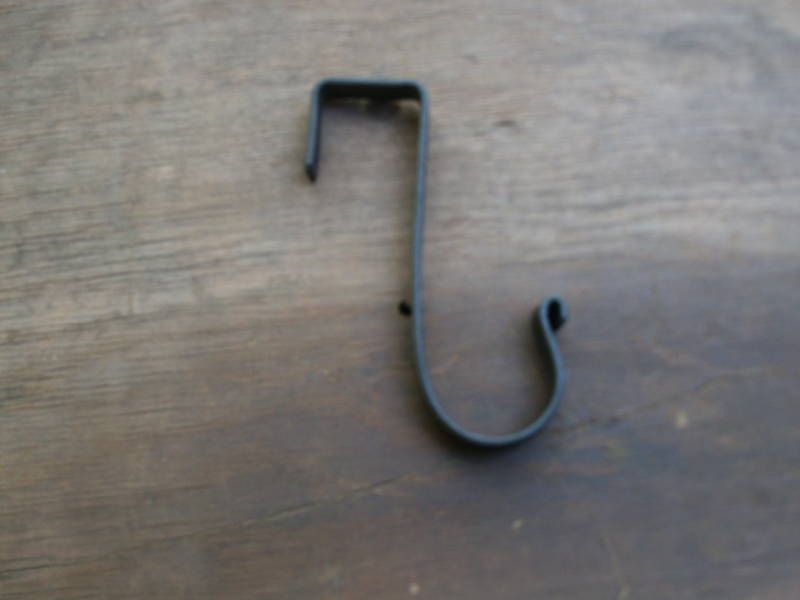 civil/ rev war forged tent ridge pole hook  