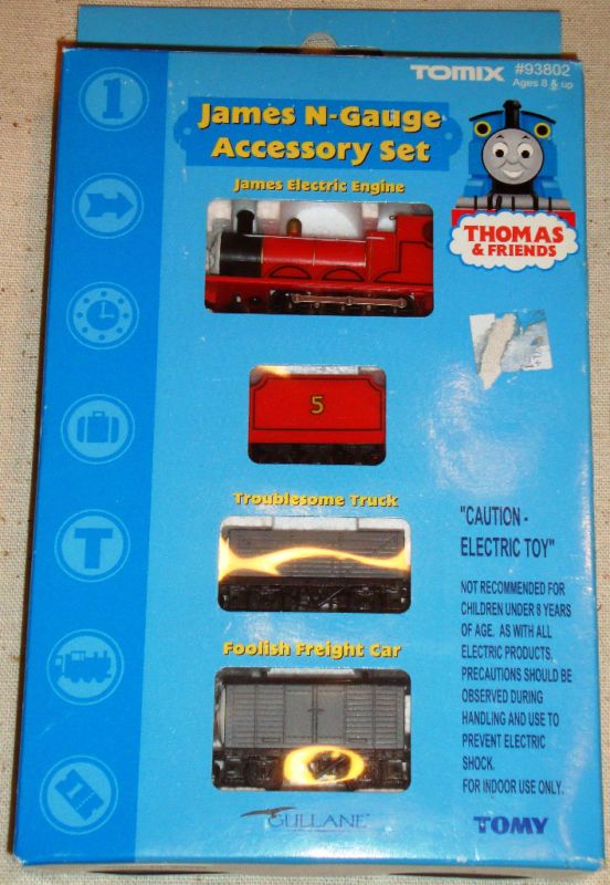 Tomix #93802 Thomas The Tank   James Engine + 3 cars  