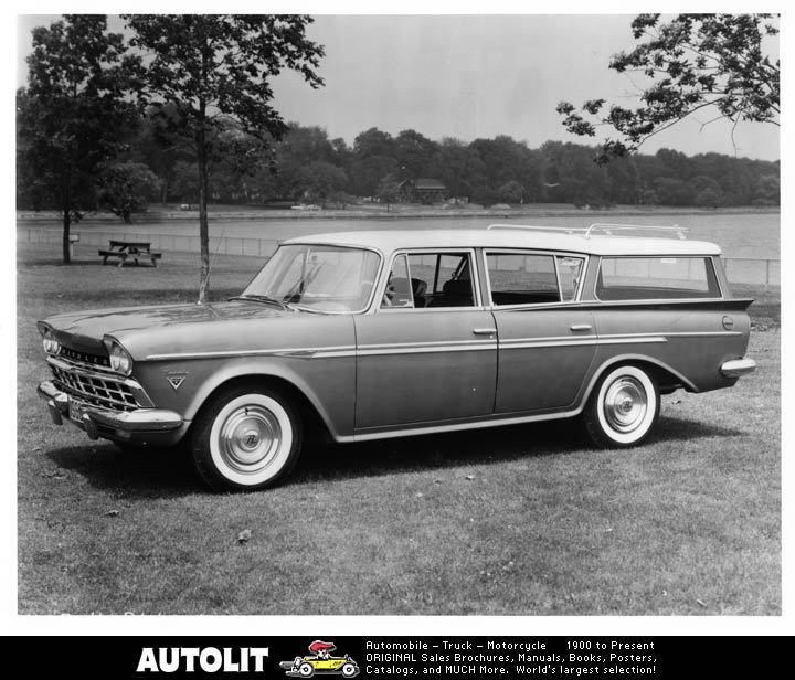 1960 Rambler Rebel Station Wagon Factory Photo  