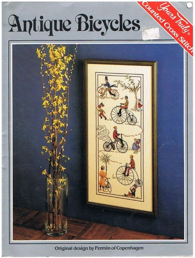 Antique Bicycles Cross Stitch Pattern Victorian People On Popscreen