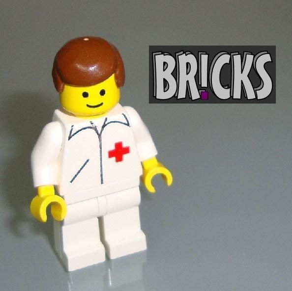 DOCTOR Classic Town Hospital LEGO Minifig #6688 #1063  