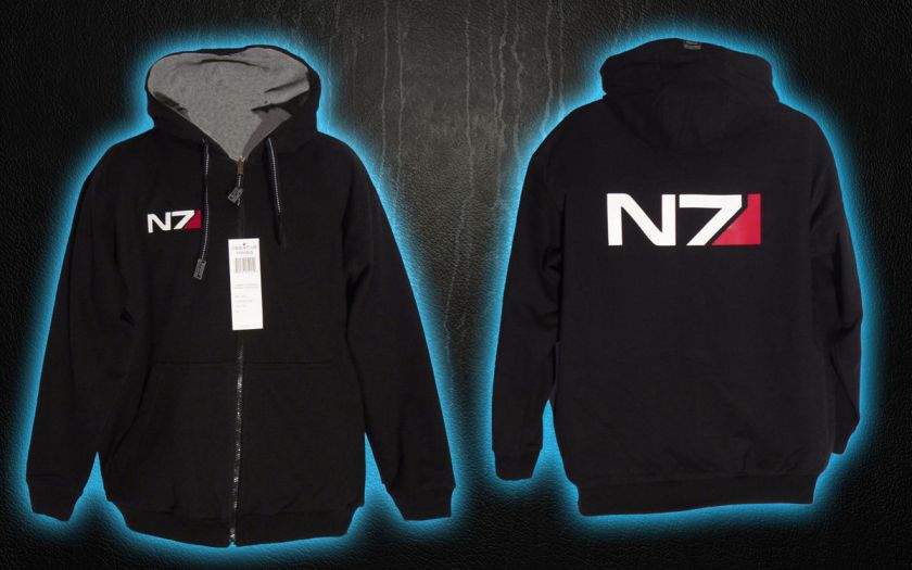 N7 Mass Effect Hoodie New  