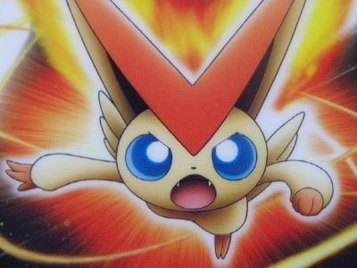 POKEMON A4 CLEAR FILE FOLDER VICTINI ZEKROM 2011 MOVIE  