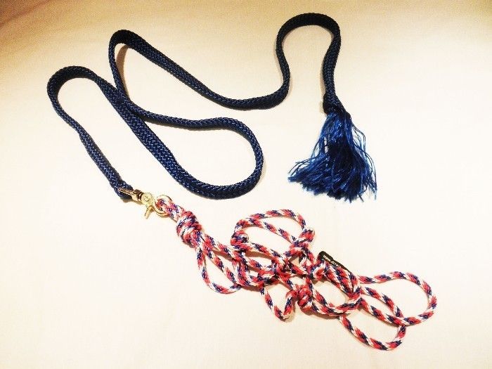 Alpaca Llama Goat Sheep Halter Lead Rope Leash * BLUE *  