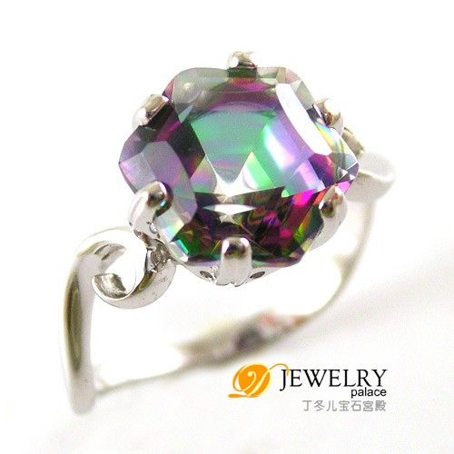   925 sterling silver finish rlatinum plating stone s rainbow topaz