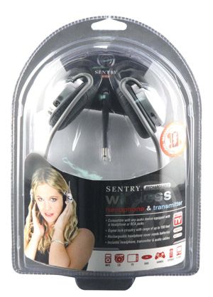 Sentry Wireless Headphone & Transmitter light weight  