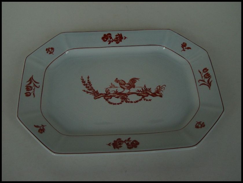 Wedgwood/Adams CHANTECLER Platter Georgetown Rooster Rust  