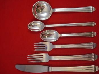 42pc Set of #6 by Hans Hansen Danish Sterling  