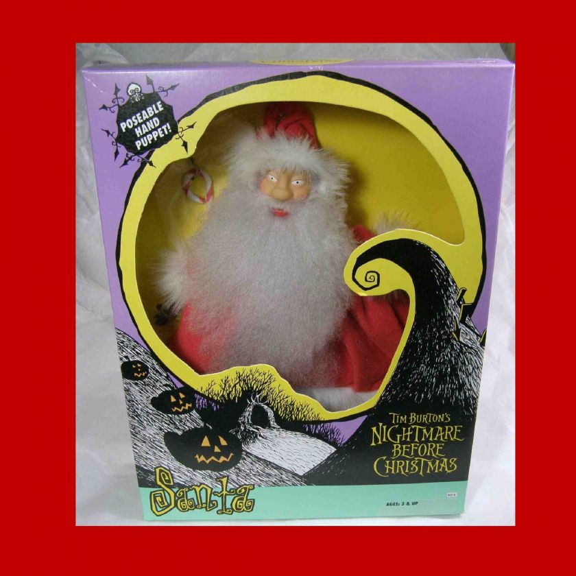 Hasbro Santa Nightmare Before Christmas Puppet 1993 MIB  