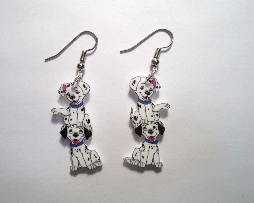 PIGGYBACK 101 DALMATIANS EARRINGS CHARMS CARTOON FRIEND (101 G)  