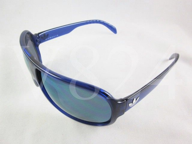 ADIDAS Sunglasses AH 17 BRUNO Shiny Strong Blue / Rainbow Mirror AH17 