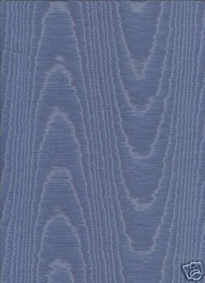 Swavelle M Creek Debonair Smoke Blue Moire Fabric (New)  