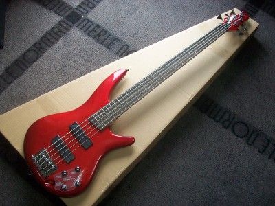 Ibanez SR305 5 String Bass Guitar Electric in Red List $466  