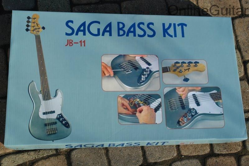 JB 11 SAGA 5 STRING ELECTRIC BASS GUITAR BUILDERS KIT  688382020917 