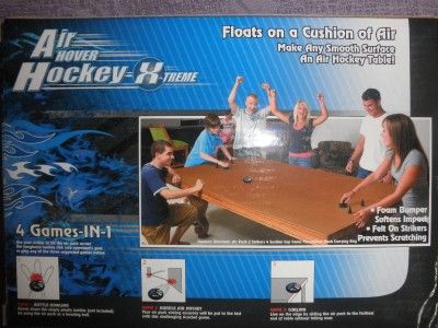 AIR HOCKEY Electronic Hover Puck Table Top Game Set  