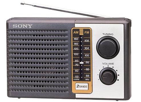 NEW*** SONY ICF F10 Two 2 Band AM FM Battery Radio  