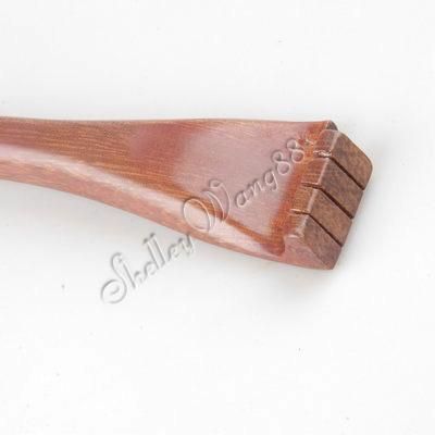 17 44cm Long Wooden Body Massager Back Scratcher Red  