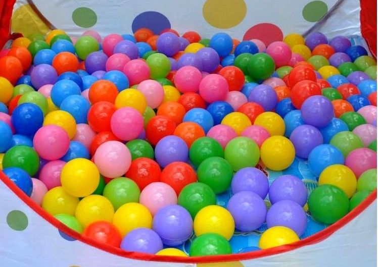 New Lot 600 Pcs Ocean Play Ball Pit Balls For Pool/ Pit/ Tent  