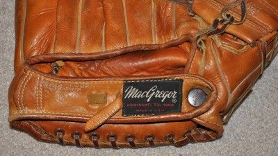 Vintage MacGregor SPIDER WEB Jackie Jensen Baseball Glove Mitt  