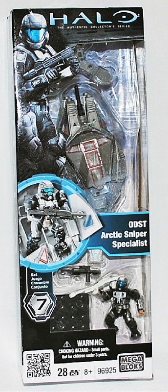 HALO Mega Blocks ODST ARCTIC SNIPER SPECIALIST Vehicle  