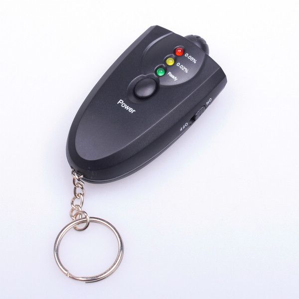 Portable Keychain LED Alcohol Breath Tester Breathalyzer  