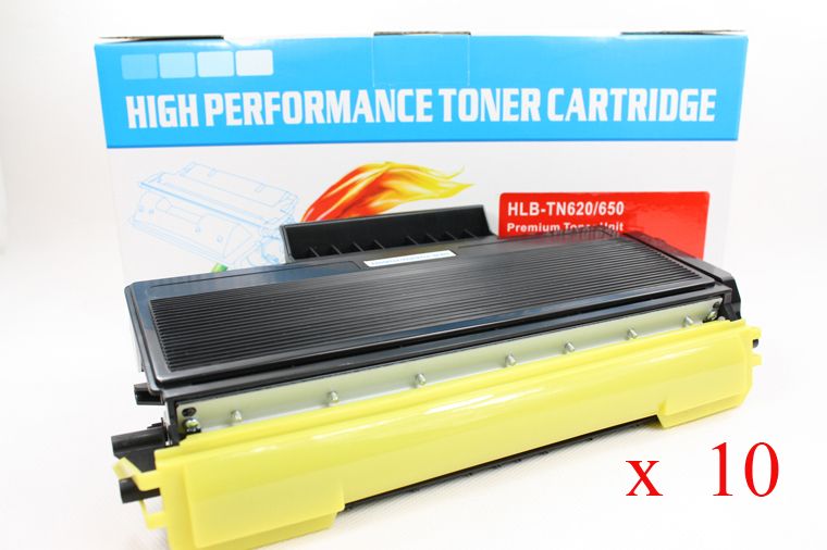 10 Toner TN 650/620 Fr Brother MFC 8480DN 8680DN 8870DW Non OEM  