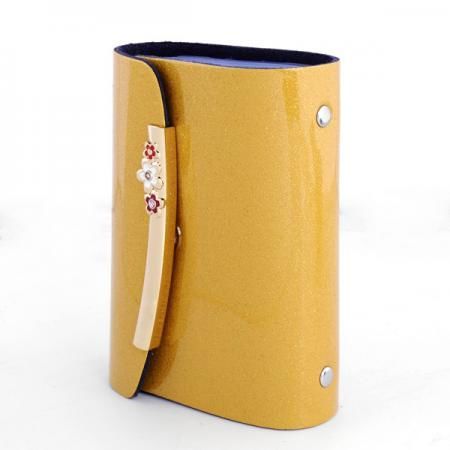 Name Business Card Leather 24P Woman Lady Holder Case  