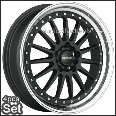 17inch Wheels Tenzo TurismoV2 Black 4,5Lug Rims  