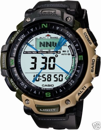 CASIO MENS PATHFINDER TRIPLE SENSOR WATCH PAG40 5  