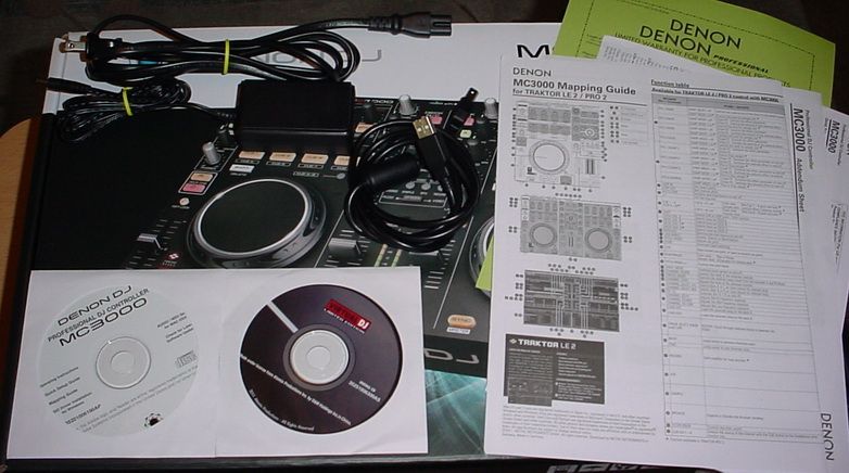   está a absolutamente como nuevo pro DJ controlador de Denon MC3000