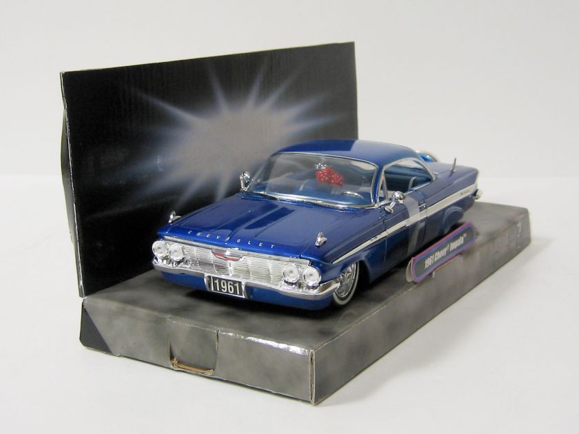 1961 Chevrolet Impala Diecast Model Car   Jada / Street Low 124 