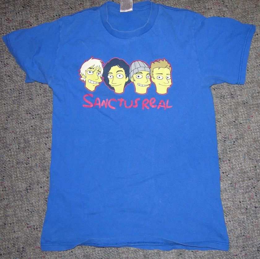   Sanctus Real Simpsons T Shirt Small Toledo OH Christian Rock Nice