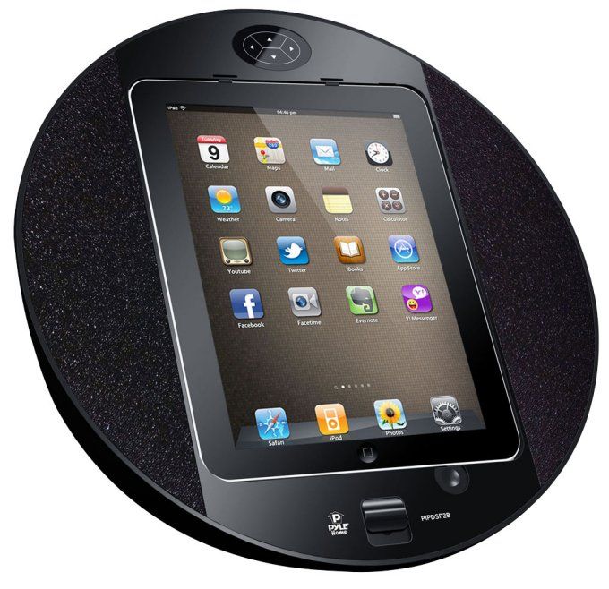 PYLE Home PIPDSP2B iPod/iPad/iPhone Dock Charging Black  