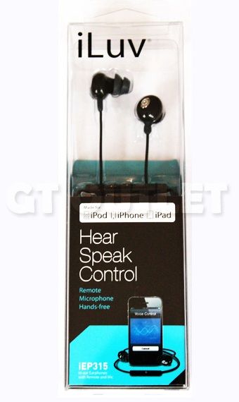   Black Earbuds Headphones w/ iPod Remote hands free calls & recording