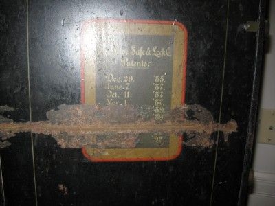 Antique Late 1800s Victor Floor Safe w/ Combination  