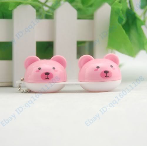 Cute animal Faces Contact Lens Case Holder Box C58  