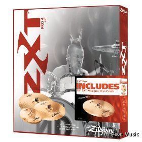 NEW ZILDJIAN ZXT 4 PRO BOX SET RIDE CRASH HI HATS BONUS  