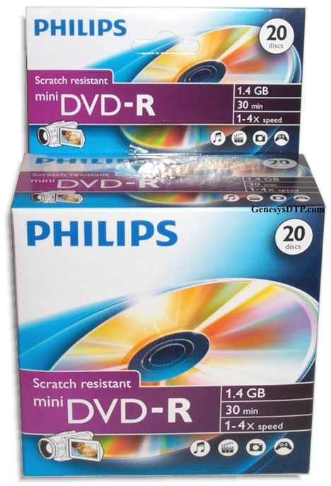 40 Pak =PHILIPS= Mini DVD R fits HITACHI/PANASONIC/SONY  