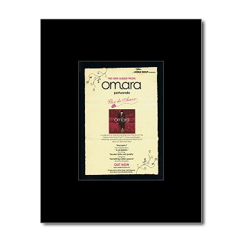 OMARA PORTUONDO   Flor de Amor   Black Matted Mini Poster  